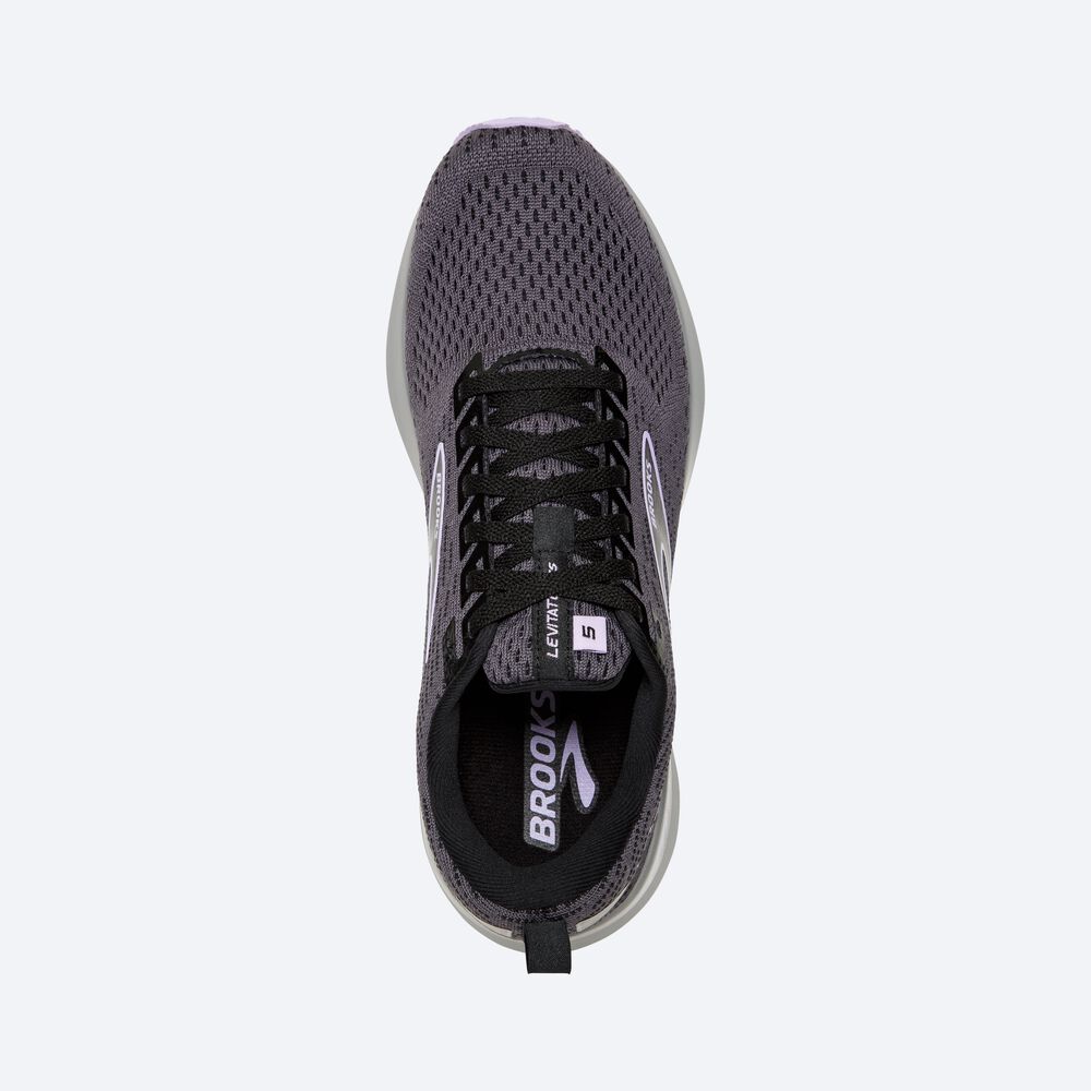 Zapatillas Running Brooks Levitate GTS 5 Mujer Negras | YVW209876