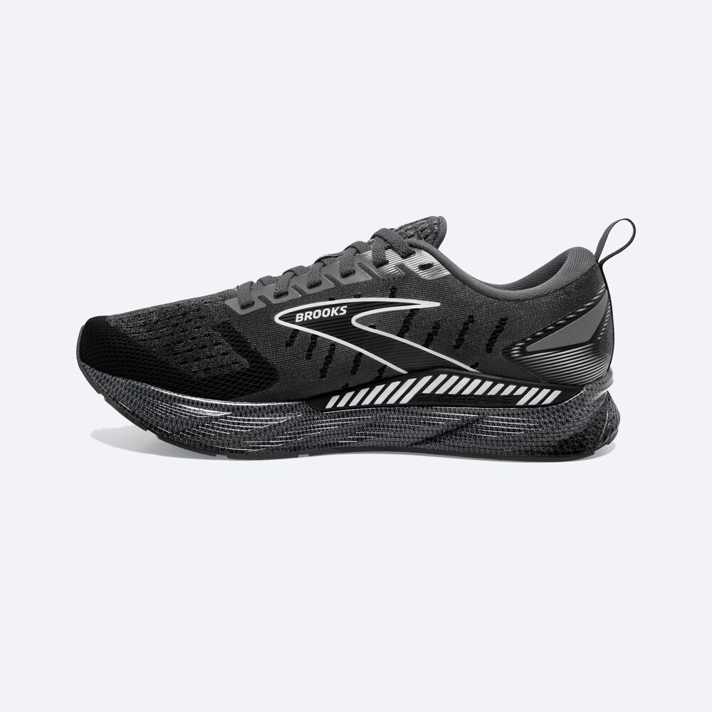 Zapatillas Running Brooks Levitate GTS 6 Hombre Negras/Blancas | MON946580