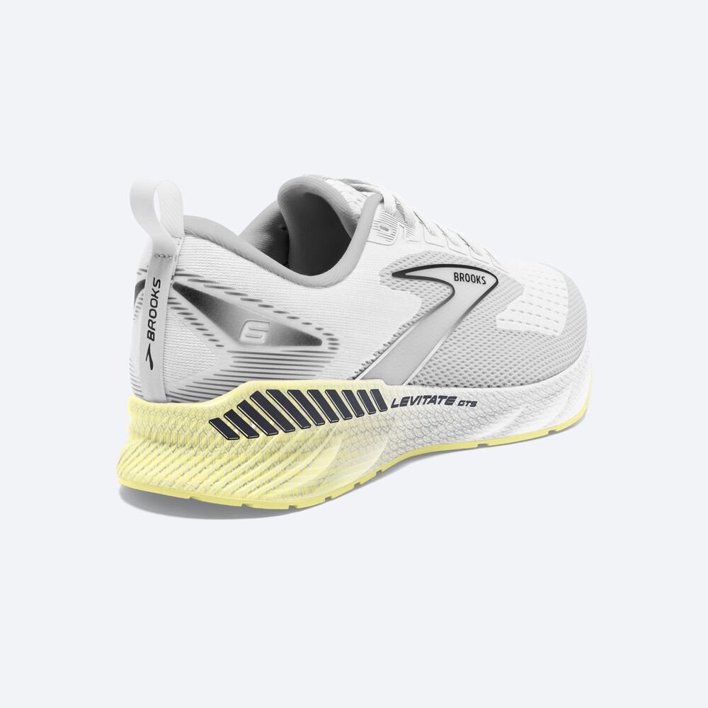 Zapatillas Running Brooks Levitate GTS 6 Mujer Blancas/Amarillo | PFT175403