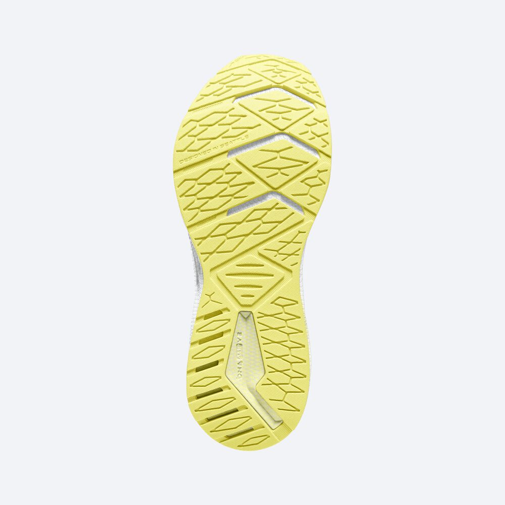 Zapatillas Running Brooks Levitate GTS 6 Mujer Blancas/Amarillo | PFT175403