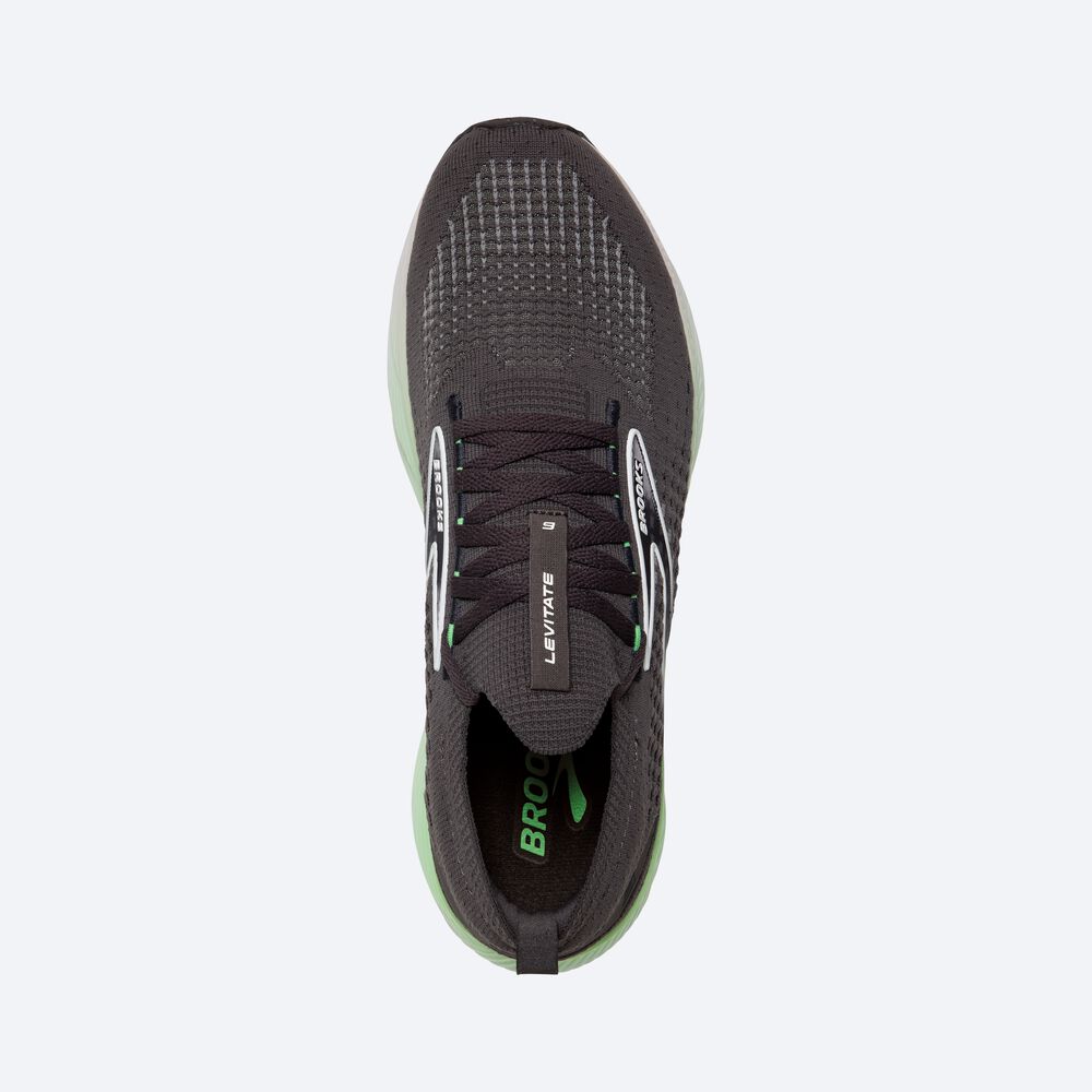 Zapatillas Running Brooks Levitate StealthFit 6 Hombre Negras/Verde/Blancas | ACX261354