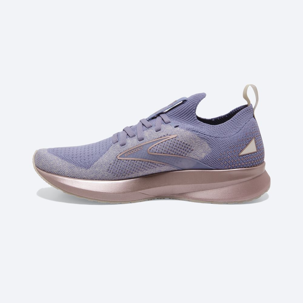 Zapatillas Running Brooks Levitate StealthFit 5 Mujer Plateadas/Rosas | ATN083924