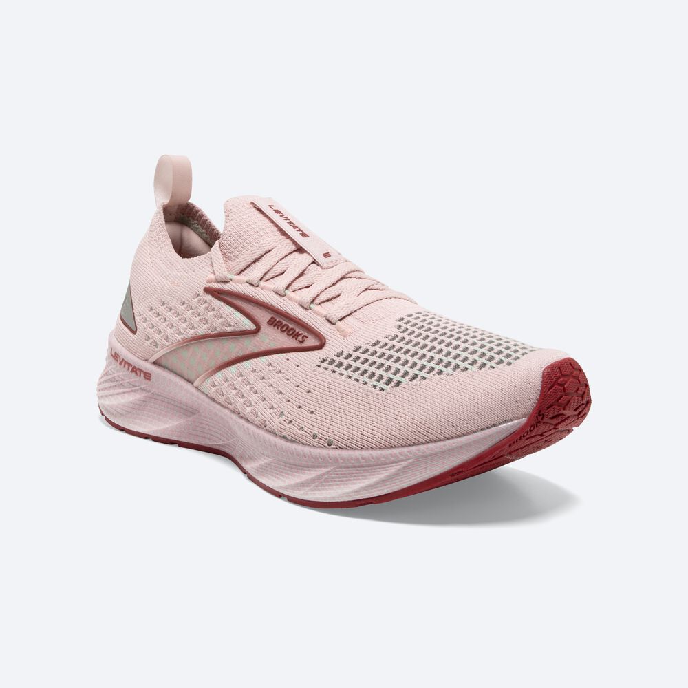 Zapatillas Running Brooks Levitate StealthFit 6 Mujer Rosas | BME682091