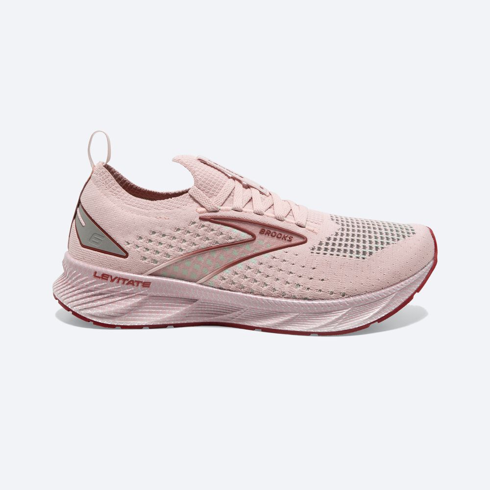 Zapatillas Running Brooks Levitate StealthFit 6 Mujer Rosas | BME682091