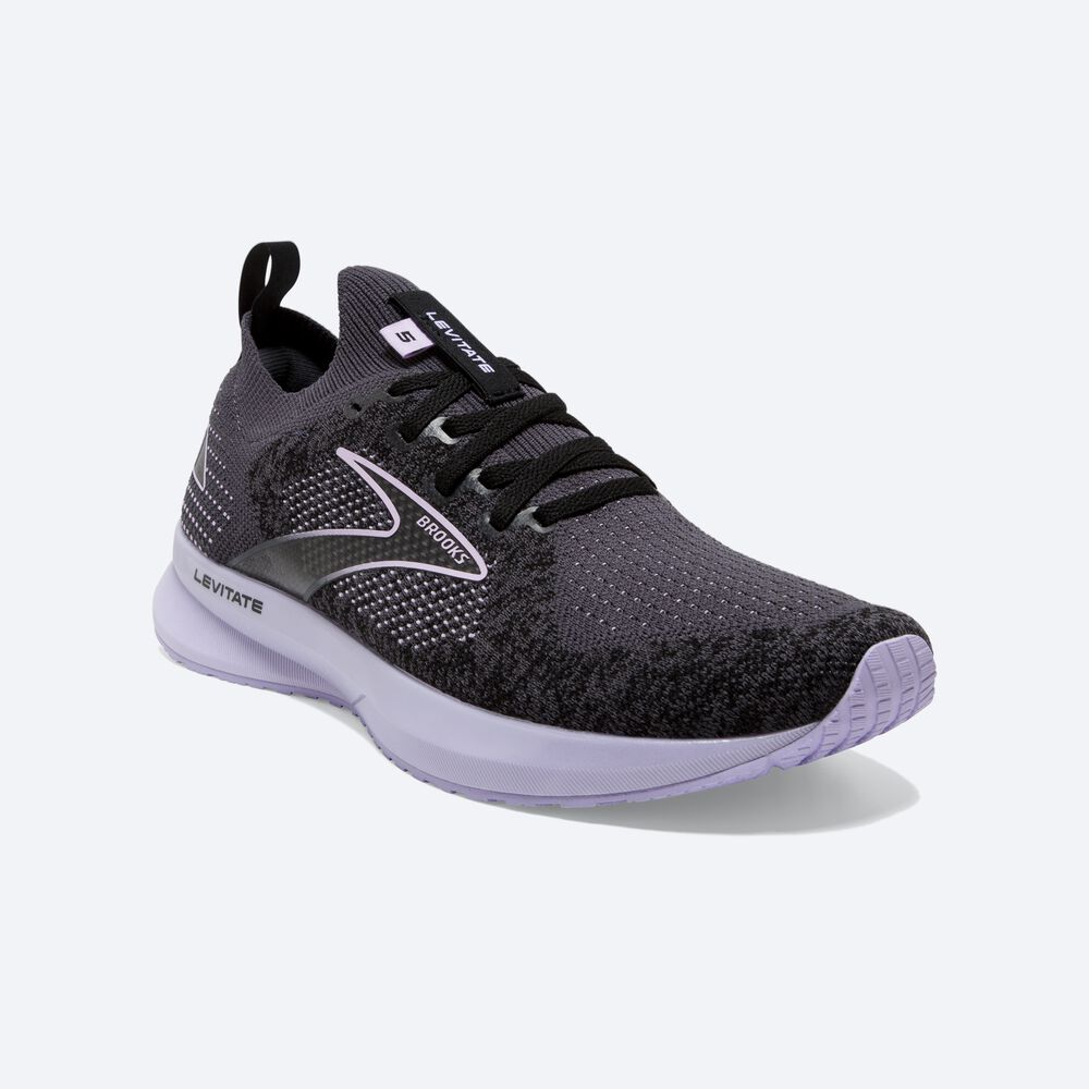 Zapatillas Running Brooks Levitate StealthFit 5 Mujer Negras | FVH205473