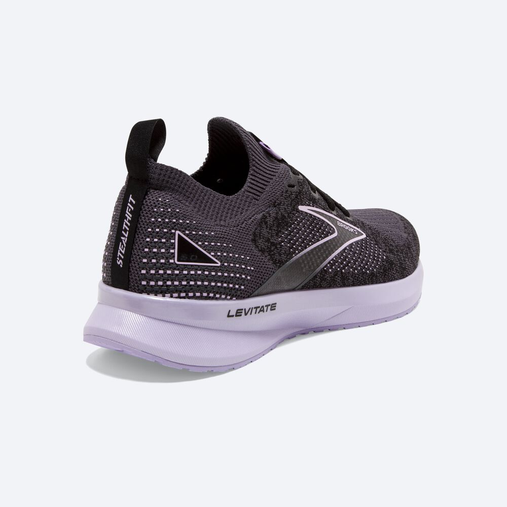 Zapatillas Running Brooks Levitate StealthFit 5 Mujer Negras | FVH205473