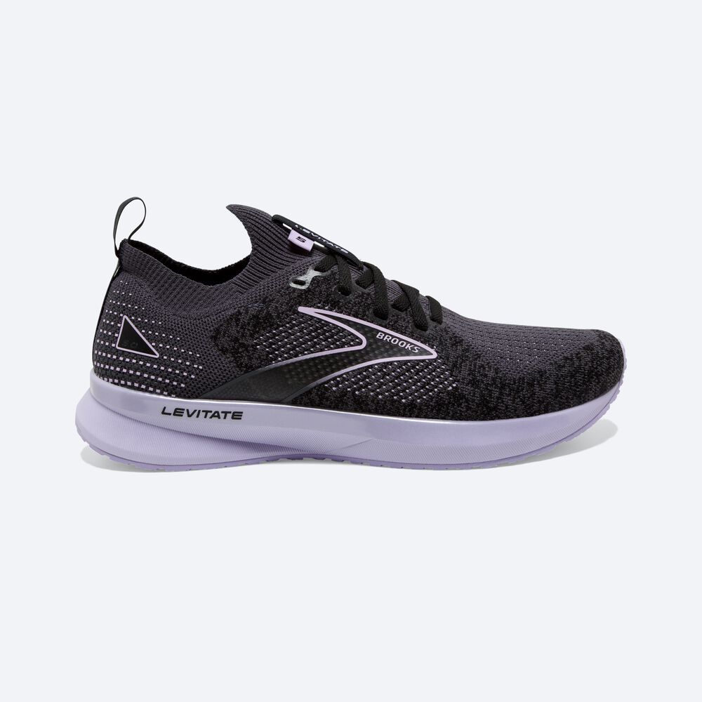 Zapatillas Running Brooks Levitate StealthFit 5 Mujer Negras | FVH205473