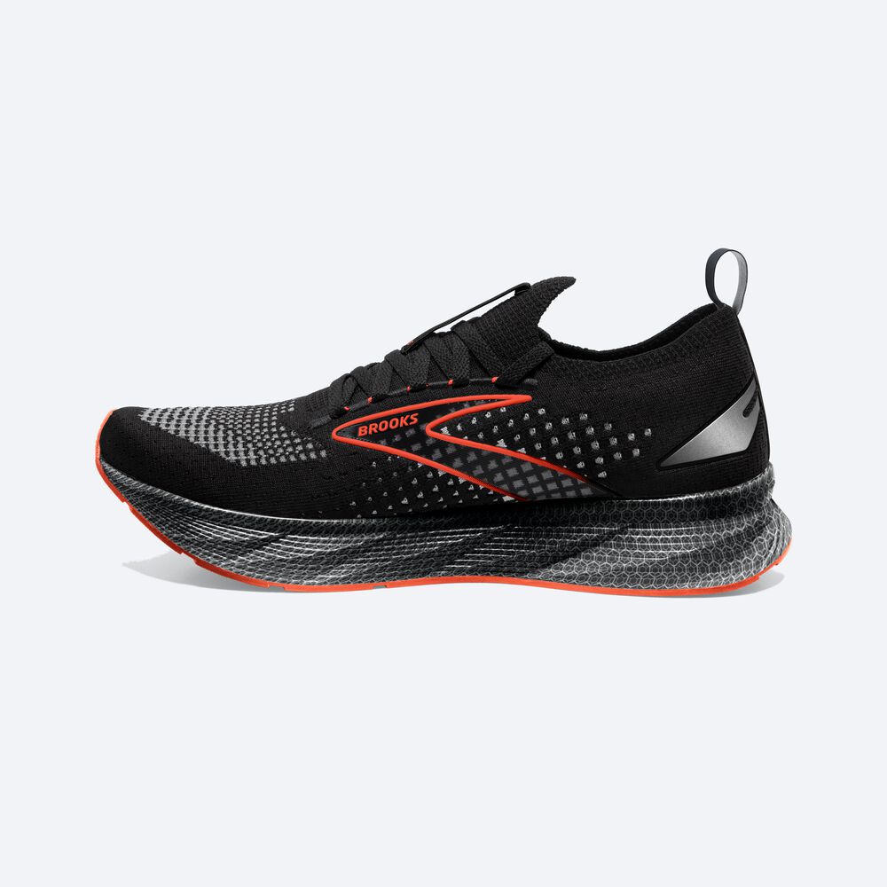 Zapatillas Running Brooks Levitate StealthFit 6 Hombre Negras/Naranjas | GRE862391