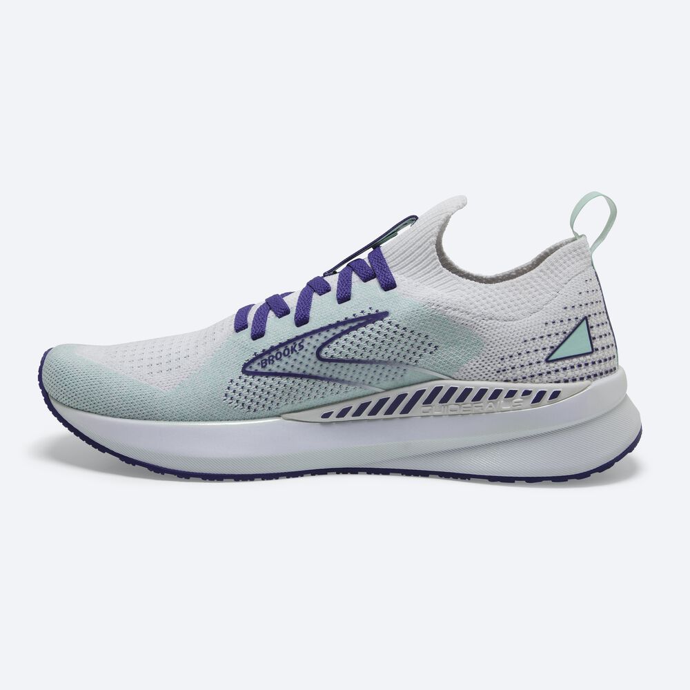 Zapatillas Running Brooks Levitate StealthFit GTS 5 Mujer Blancas/Azul Marino Azules | GYK240591