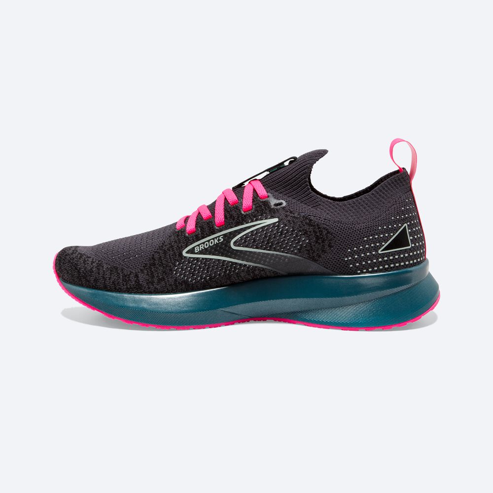 Zapatillas Running Brooks Levitate StealthFit 5 Mujer Negras/Azules/Rosas | KRH174923