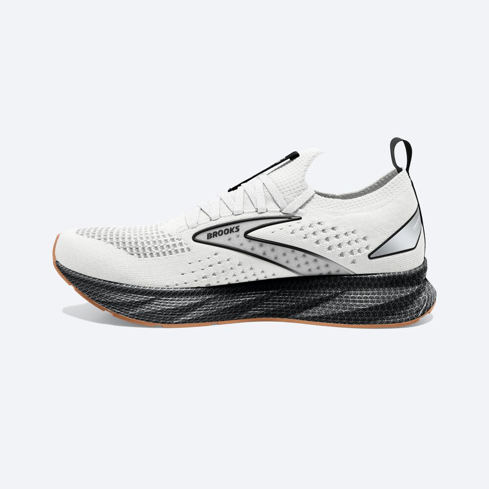 Zapatillas Running Brooks Levitate StealthFit 6 Hombre Blancas/Negras | LWT870163