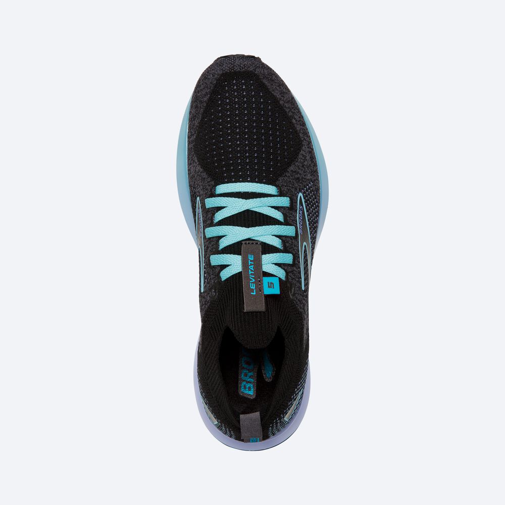 Zapatillas Running Brooks Levitate StealthFit 5 Mujer Azules/Flores/Negras | MJI073246