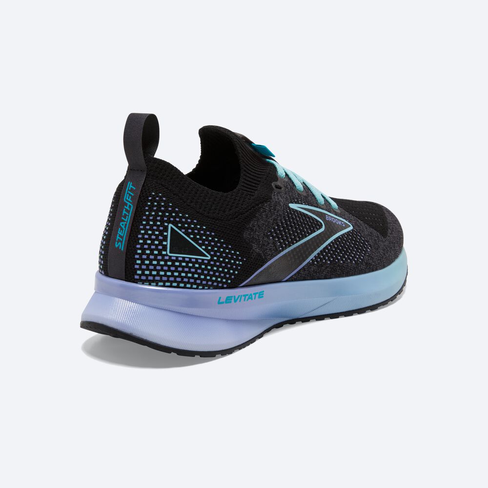 Zapatillas Running Brooks Levitate StealthFit 5 Mujer Azules/Flores/Negras | MJI073246