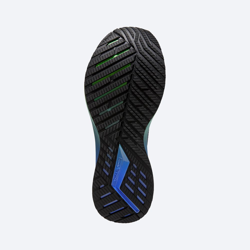 Zapatillas Running Brooks Levitate StealthFit 5 Hombre Negras/Verde/Azules | YPJ648539