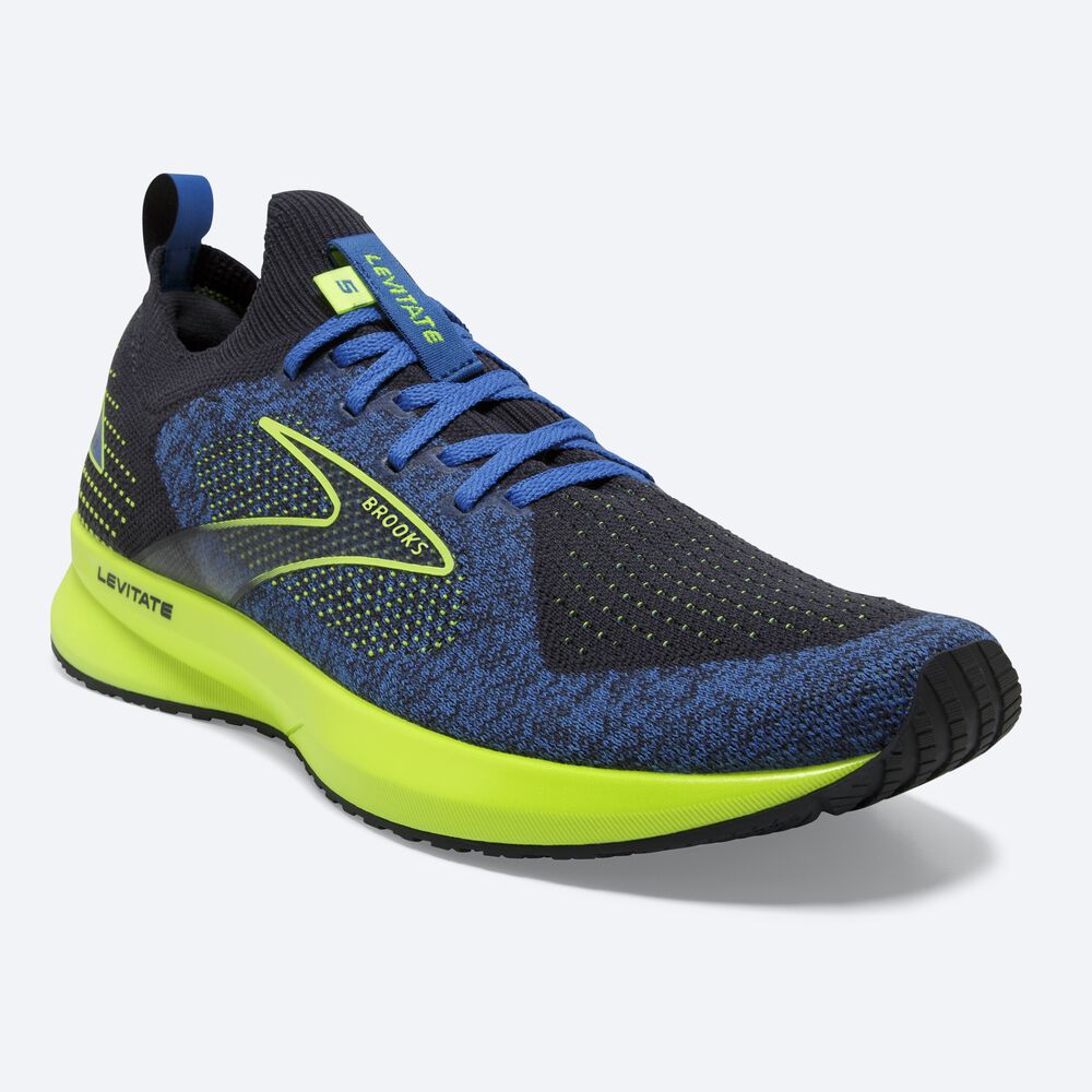 Zapatillas Running Brooks Levitate StealthFit 5 Hombre Azules | ZGL762543