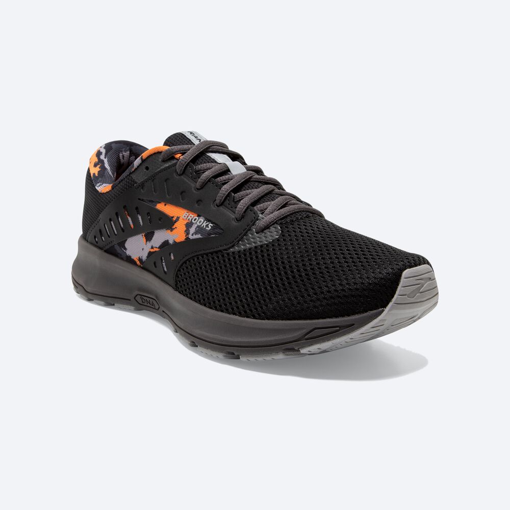 Zapatillas Running Brooks Range 2 Hombre Negras/Gris/Naranjas | FWQ867504