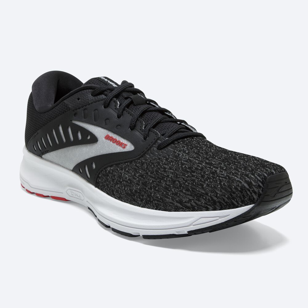 Zapatillas Running Brooks Range 2 Hombre Negras/Blancas/Rojas | PKB376925