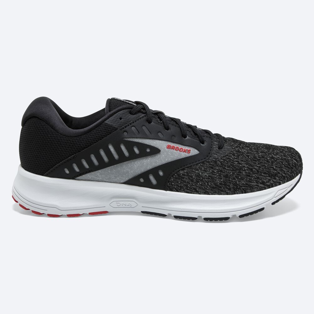 Zapatillas Running Brooks Range 2 Hombre Negras/Blancas/Rojas | PKB376925