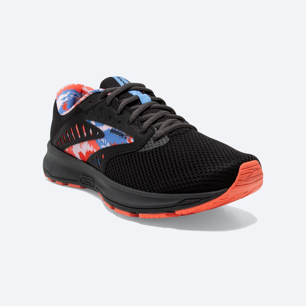 Zapatillas Running Brooks Range 2 Mujer Negras/Coral | RNL658430