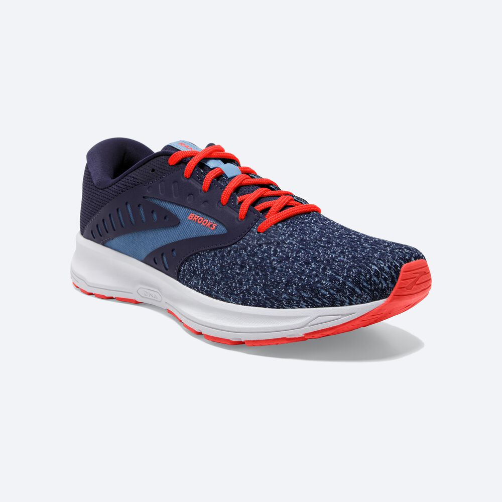 Zapatillas Running Brooks Range 2 Mujer Azul Marino/Azules/Coral | VQY321960