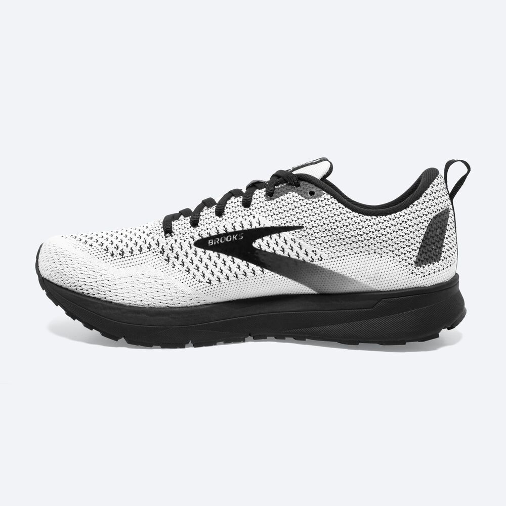 Zapatillas Running Brooks Revel 4 Mujer Blancas/Negras | AVC342961