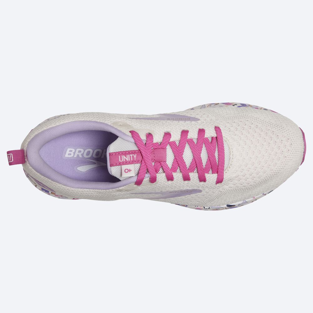 Zapatillas Running Brooks Revel 4 Mujer Blancas/Rosas | FCT187495