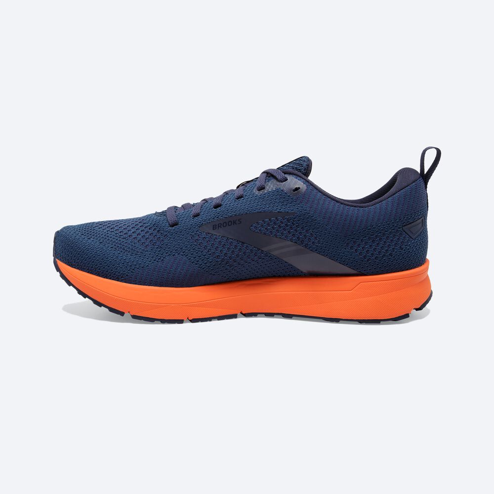 Zapatillas Running Brooks Revel 5 Hombre Marrones/Azul Marino | AXG136249