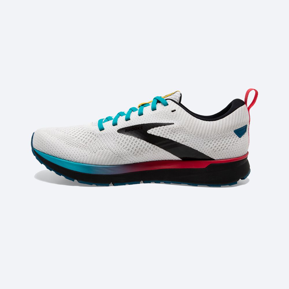 Zapatillas Running Brooks Revel 5 Hombre Blancas/Negras/Azules | FAW192057