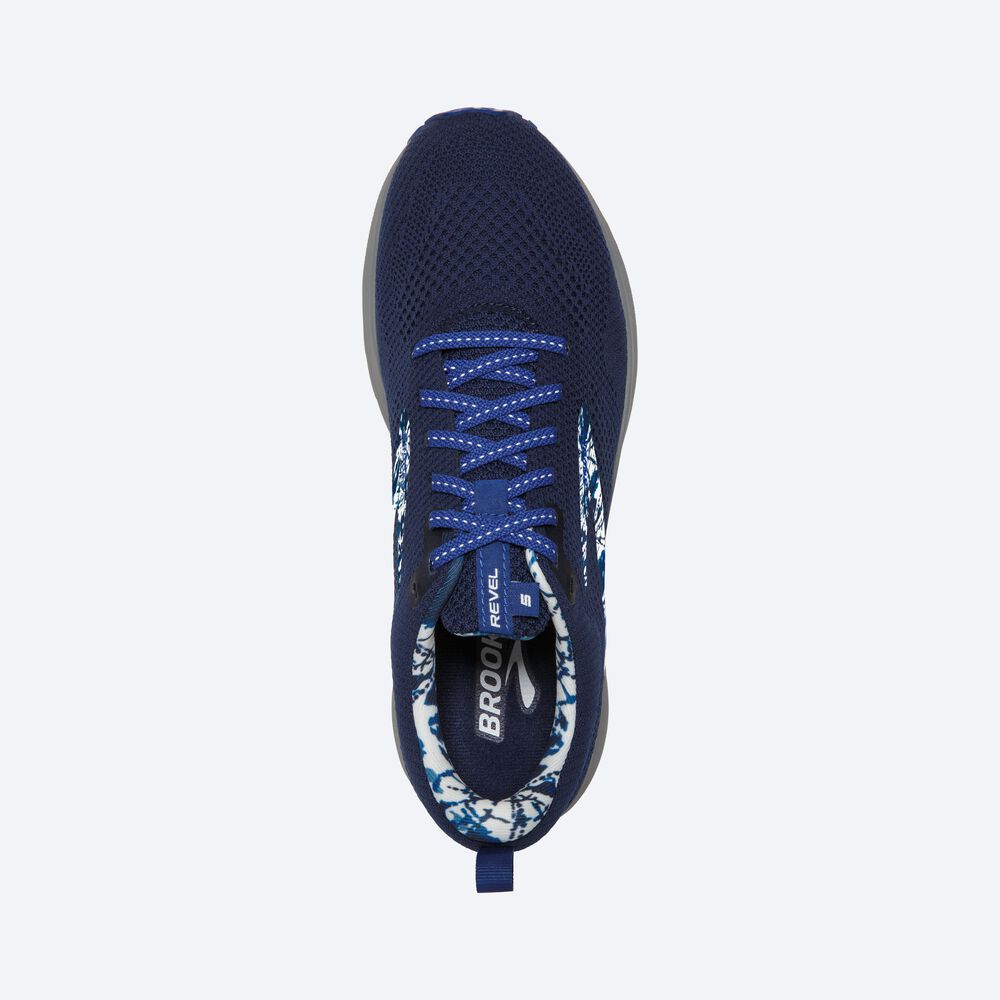 Zapatillas Running Brooks Revel 5 Hombre Azules/Azules/Blancas | LYH723948