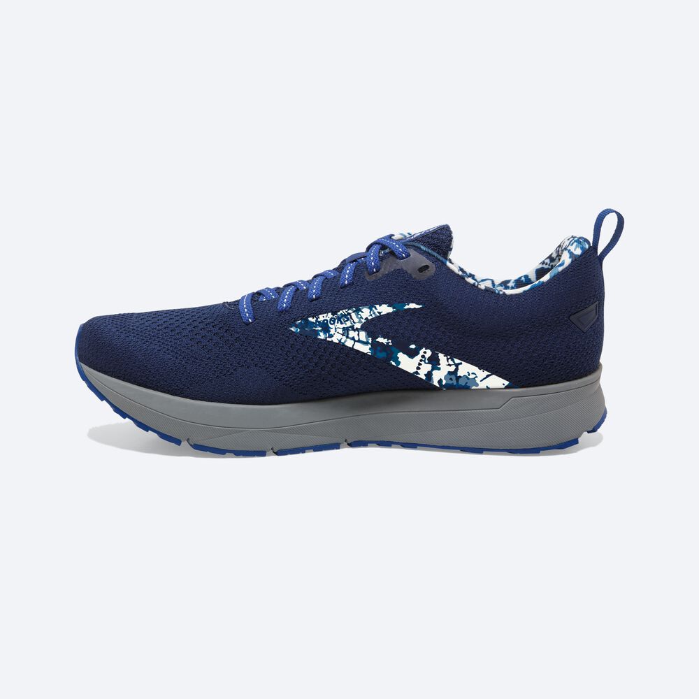 Zapatillas Running Brooks Revel 5 Hombre Azules/Azules/Blancas | LYH723948