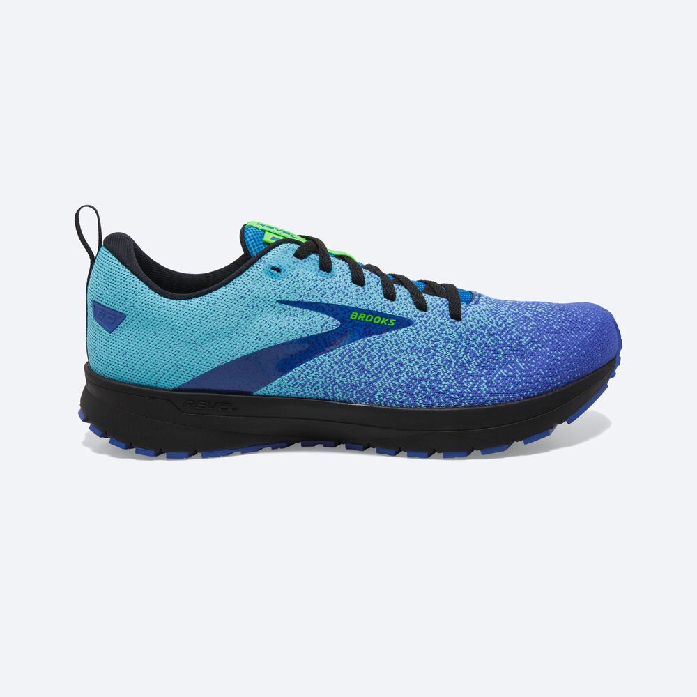 Zapatillas Running Brooks Revel 5 Hombre Azules/Azules | NDK403957