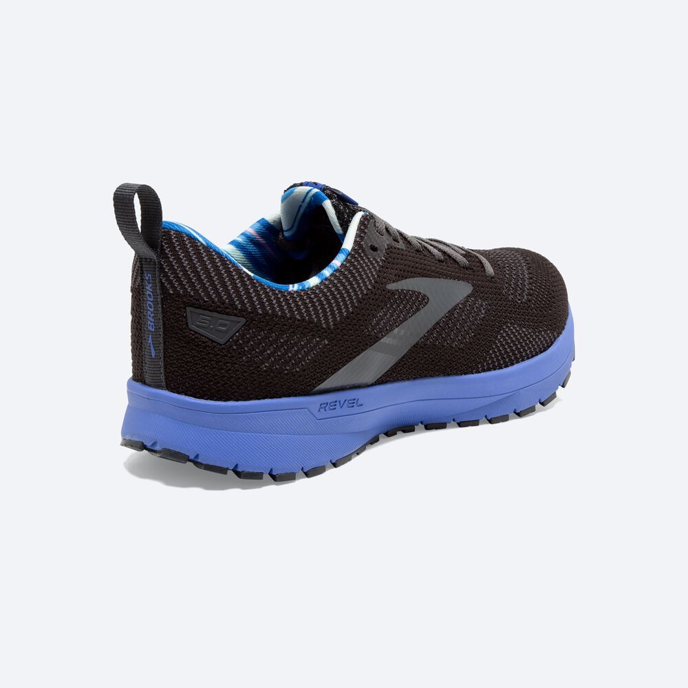 Zapatillas Running Brooks Revel 5 Hombre Negras | QKU721689