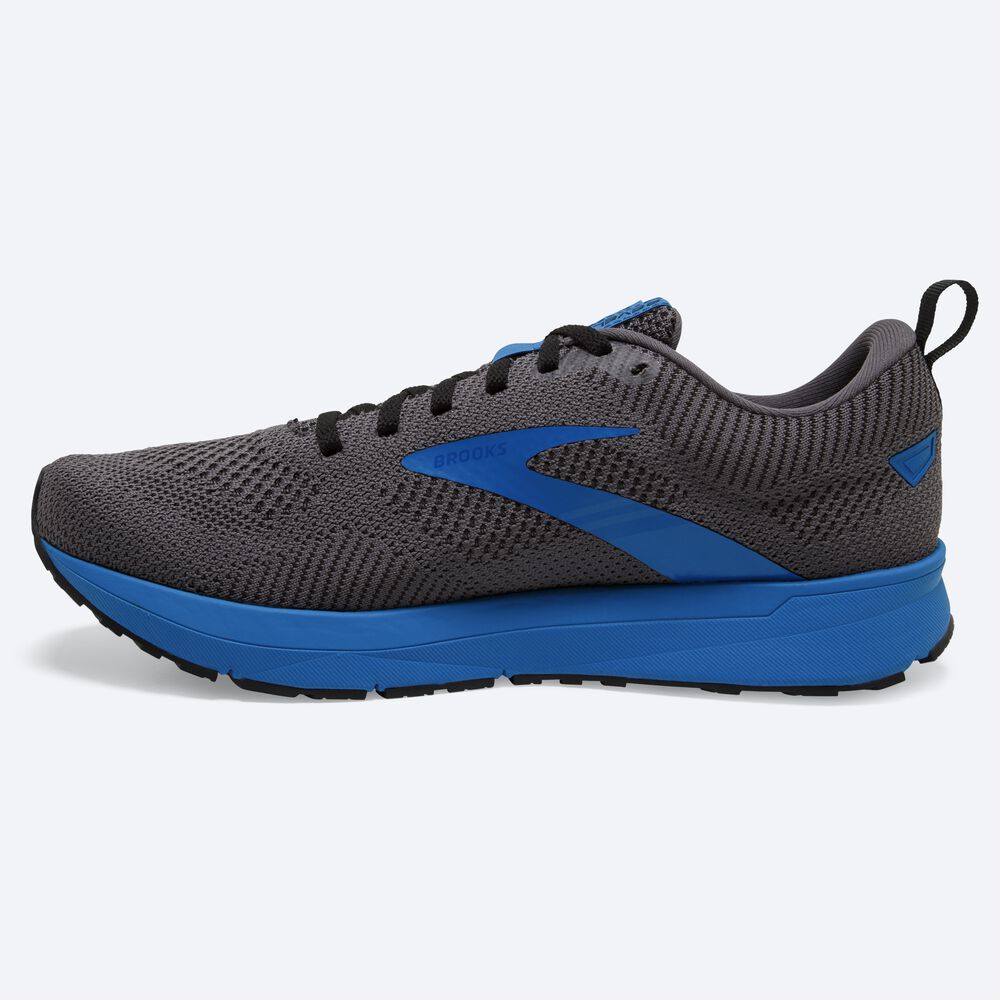 Zapatillas Running Brooks Revel 5 Hombre Negras/Gris/Azules | ZCP576291