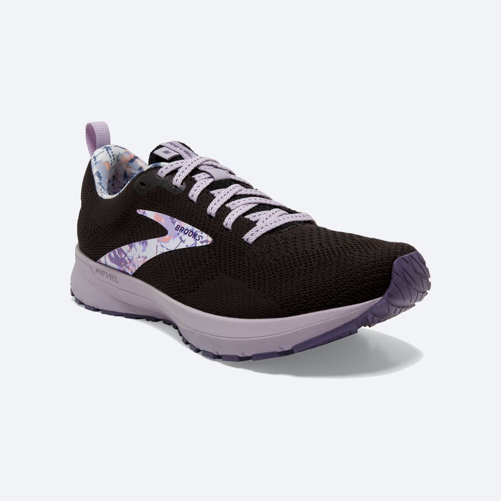 Zapatillas Running Brooks Revel 5 Mujer Negras | DQK057138