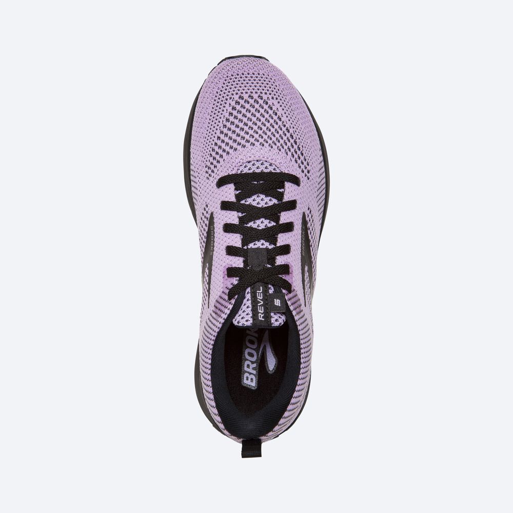 Zapatillas Running Brooks Revel 5 Mujer Rosas/Negras | PMG607581