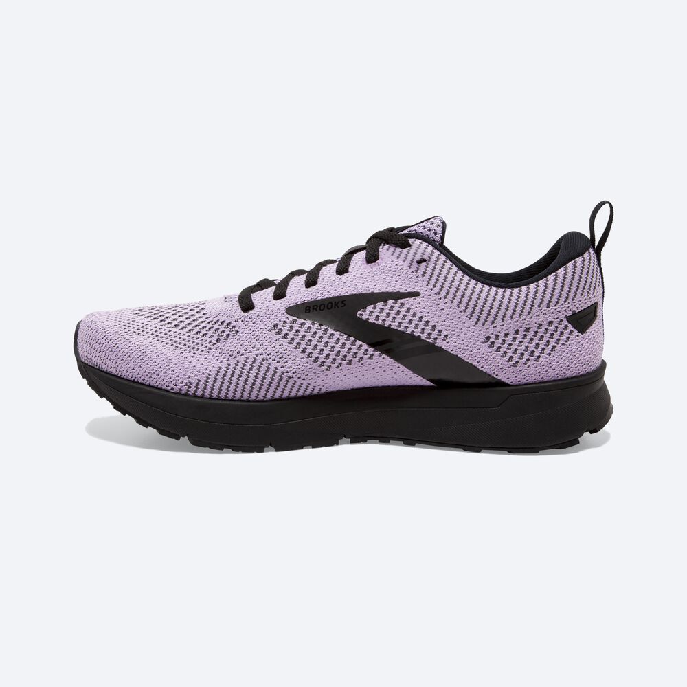 Zapatillas Running Brooks Revel 5 Mujer Rosas/Negras | PMG607581