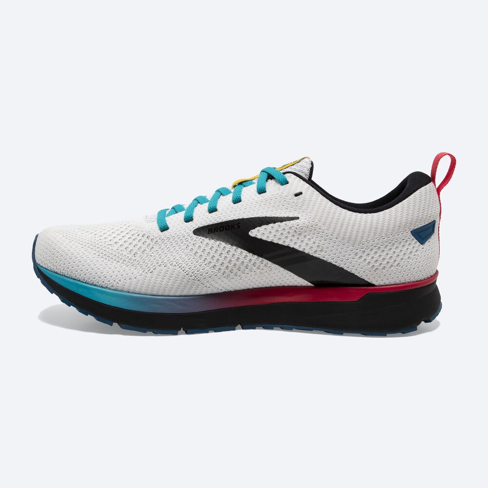 Zapatillas Running Brooks Revel 5 Mujer Blancas/Negras/Azules | VTI846120