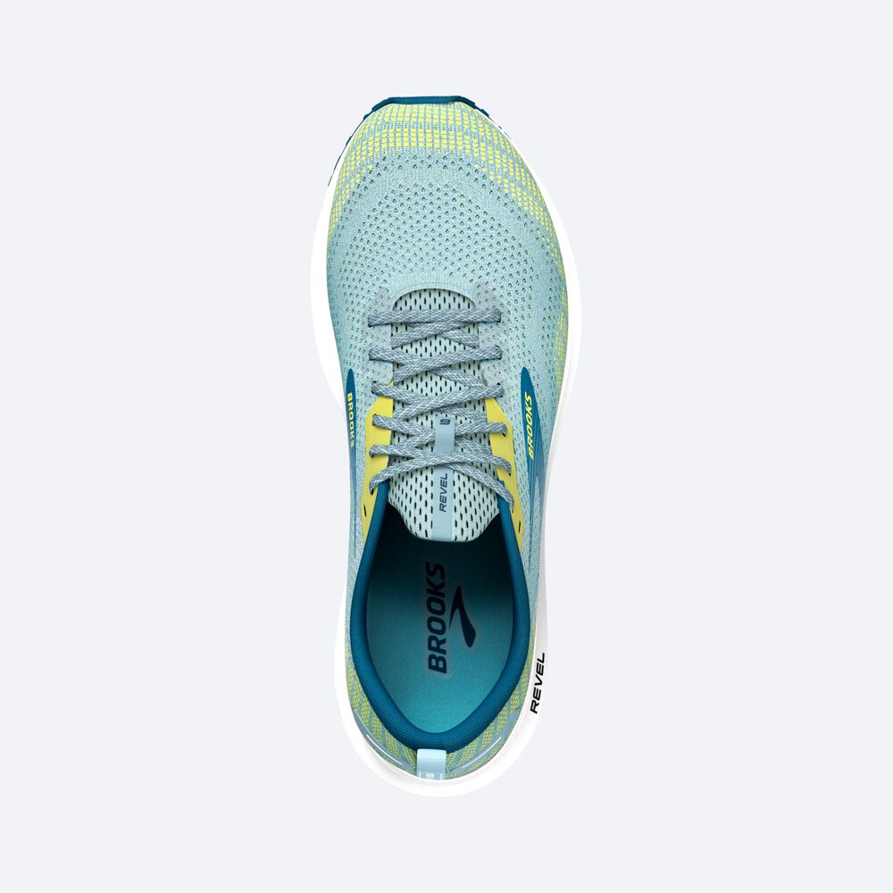 Zapatillas Running Brooks Revel 6 Hombre Azules Claro | JAD129405