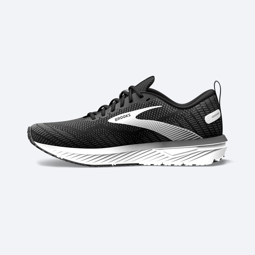 Zapatillas Running Brooks Revel 6 Mujer Negras/Blancas | QLW257431