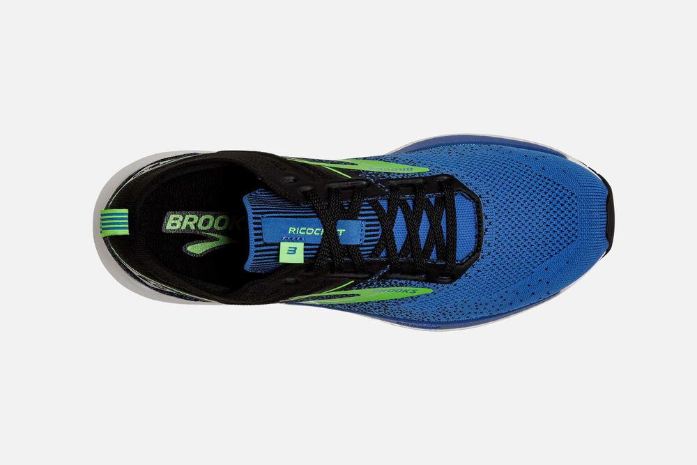 Zapatillas Running Brooks Ricochet 3 Hombre Azules/Verde | DIN853960