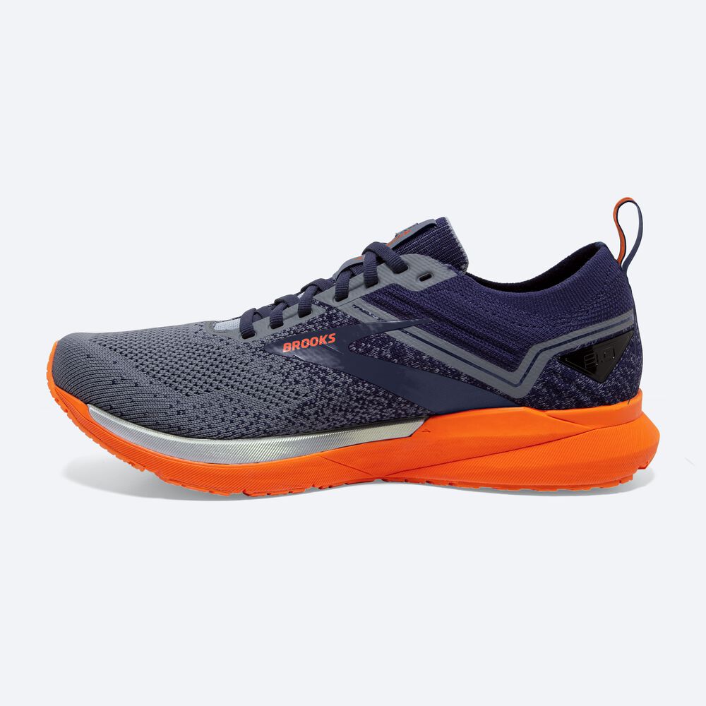 Zapatillas Running Brooks Ricochet 3 Hombre Azul Marino/Gris/Rojas Oscuro | EGX680324