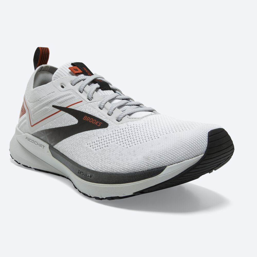 Zapatillas Running Brooks Ricochet 3 Hombre Blancas/Gris | FNU216950