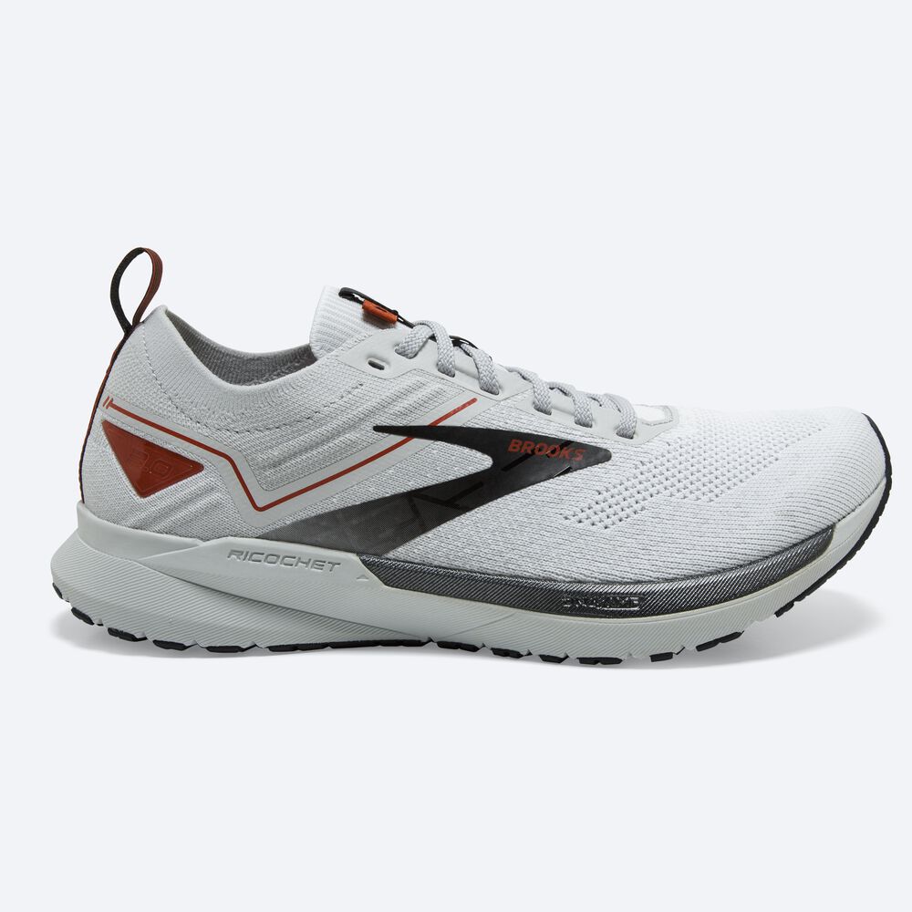 Zapatillas Running Brooks Ricochet 3 Hombre Blancas/Gris | FNU216950