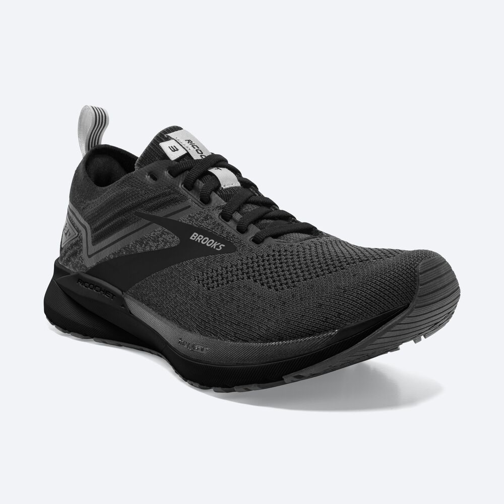 Zapatillas Running Brooks Ricochet 3 Hombre Negras | UVZ285410