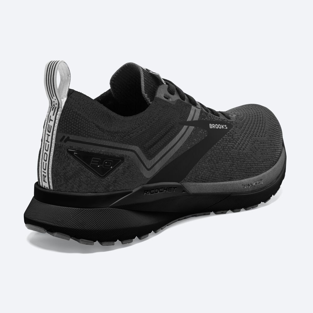 Zapatillas Running Brooks Ricochet 3 Hombre Negras | UVZ285410