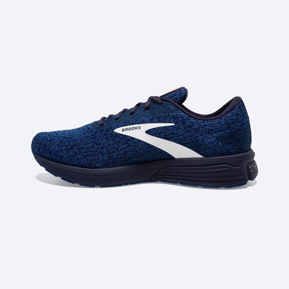 Zapatillas Running Brooks Signal 3 Hombre Azul Marino/Naranjas/Blancas | IJW736801