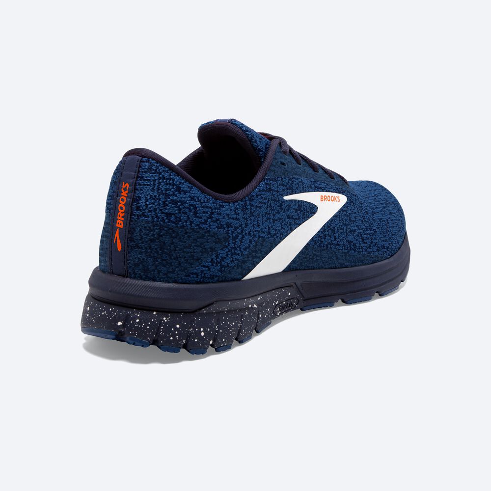 Zapatillas Running Brooks Signal 3 Hombre Azul Marino/Naranjas/Blancas | IJW736801