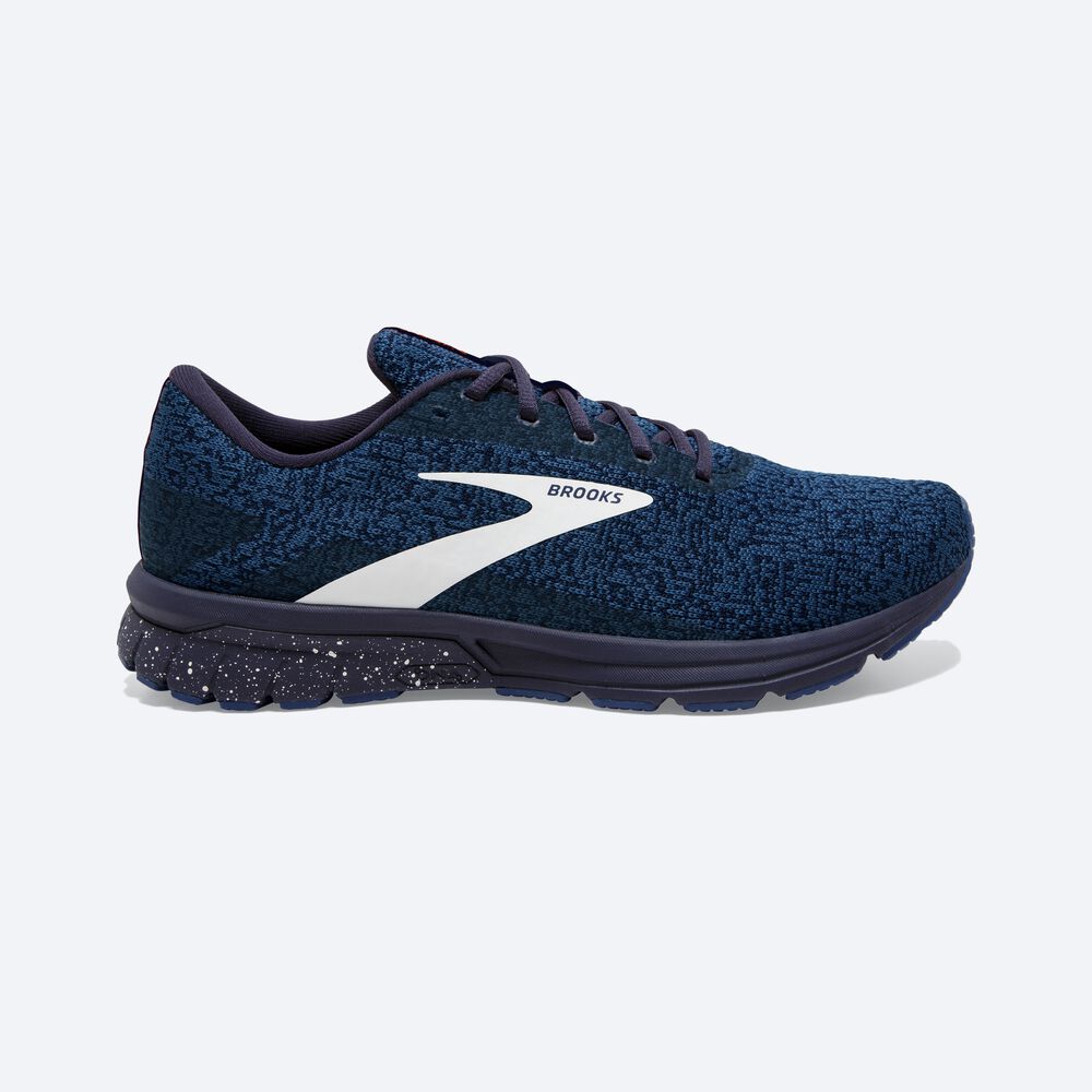 Zapatillas Running Brooks Signal 3 Hombre Azul Marino/Naranjas/Blancas | IJW736801