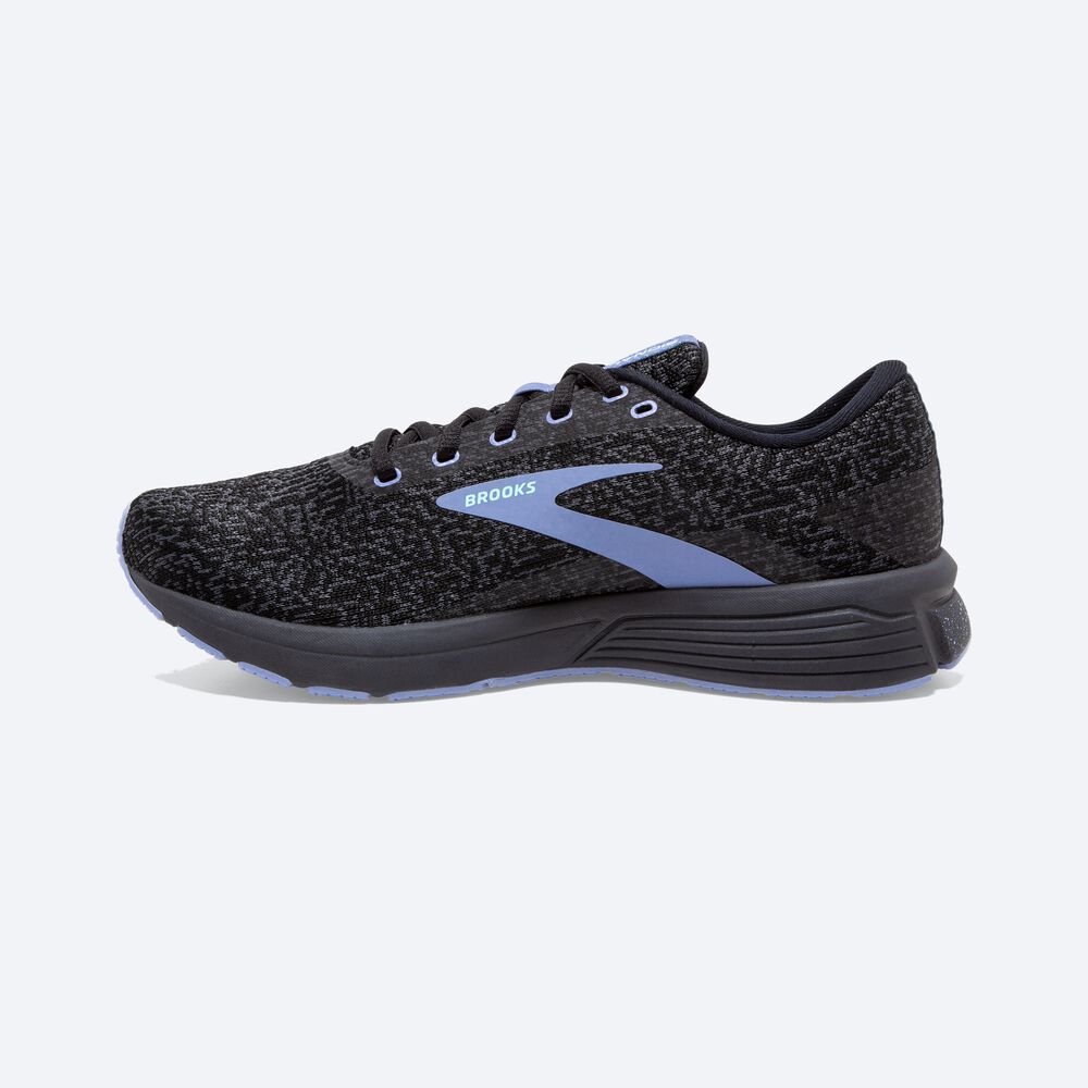 Zapatillas Running Brooks Signal 3 Mujer Negras/Moradas | HJS718935