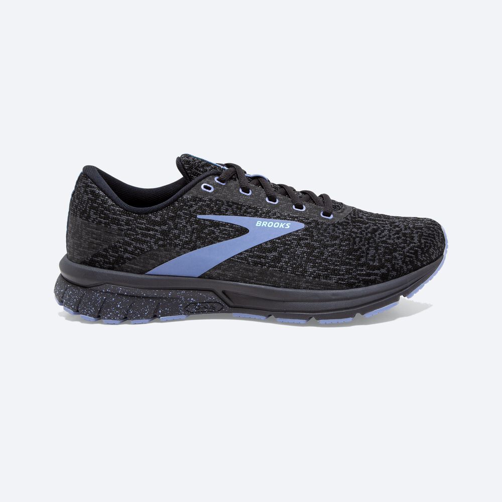 Zapatillas Running Brooks Signal 3 Mujer Negras/Moradas | HJS718935